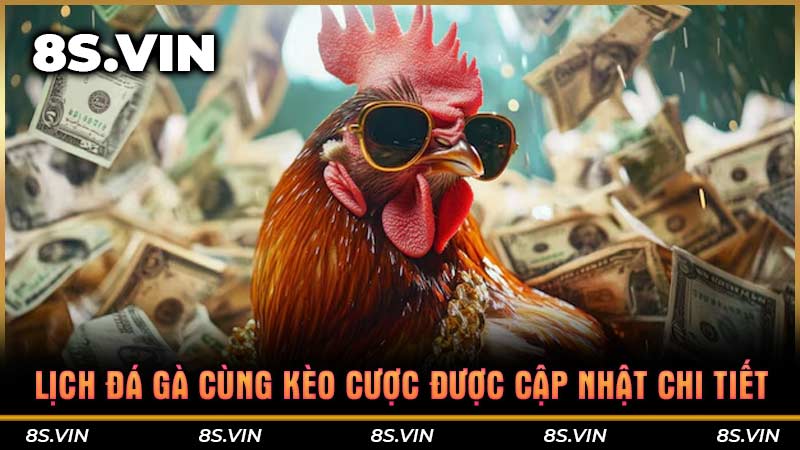 Lịch đá gà cùng kèo cược được cập nhật chi tiết