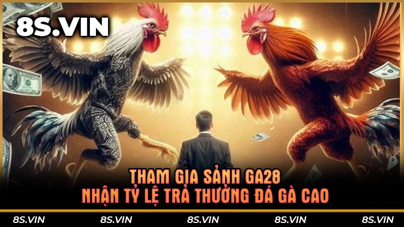 Tham gia sảnh GA28 nhận tỷ lệ trả thưởng đá gà cao